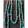 Image 8 : Long and Alluring Three Strand Turquoise Necklace
