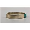 Image 3 : Dainty Vintage Three Row Turquoise Inlay Bracelet