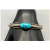 Image 8 : Hefty Sterling Silver and Turquoise Bracelet