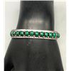 Image 8 : Stunning Sterling and Malachite Bracelet by J. Begay