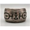 Image 1 : Wonderfully Wide Sterling Silver Overlay Bracelet
