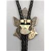 Image 6 : 1960s Zuni Inlay Knifewing Bolo Tie