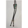 Image 2 : Bell Trading Post Turquoise and Sterling Silver Bolo Tie