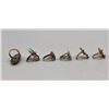Image 7 : Group of Six Vintage Rings
