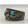 Image 5 : 70s Turquoise and Coral Bracelet