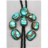 Image 1 : Unique Turquoise Naja Bolo Tie