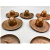 Image 4 : Group of Copper Cowboy Hat Trays