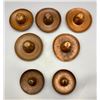 Image 6 : Group of Copper Cowboy Hat Trays