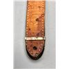 Image 9 : Blue Gator Leather Belt and Sterling Silver Buckle Set