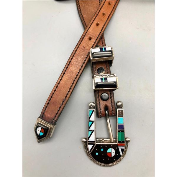 Micro Inlay Four Piece Buckle Set