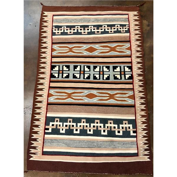 Vintage Navajo Textile with Unique Patterns