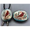 Image 1 : Bolo and Belt Buckle Set by Henry and Linda Barber