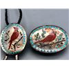 Image 2 : Bolo and Belt Buckle Set by Henry and Linda Barber