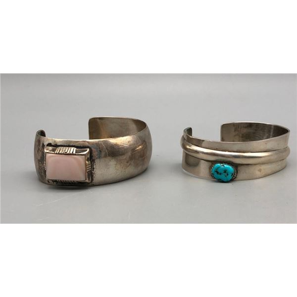 Two Unique Sterling Silver Bracelets