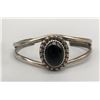 Image 3 : Two Sterling Silver and Onyx Bracelet