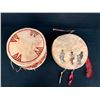 Image 10 : Two Hand Painted Plains Drums