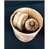 Image 14 : 4 Birch Bark Quilled Baskets and 1 NWC