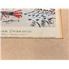 Image 7 : Old Hand Tinted "Indian" Drawings by Big Back