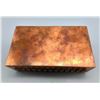 Image 8 : Vintage Navajo Copper Box Accented With Turquoise and Jewels