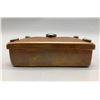 Image 2 : Vintage Navajo Copper Box with Turquoise and Hand Stamped Designs