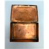 Image 5 : Vintage Navajo Copper Box with Turquoise and Hand Stamped Designs
