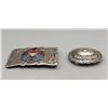 Image 3 : Two Sterling Silver Belt Buckles