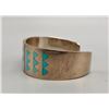 Image 6 : Zuni Hummingbird Inlay Bracelet by Award Winning Artist