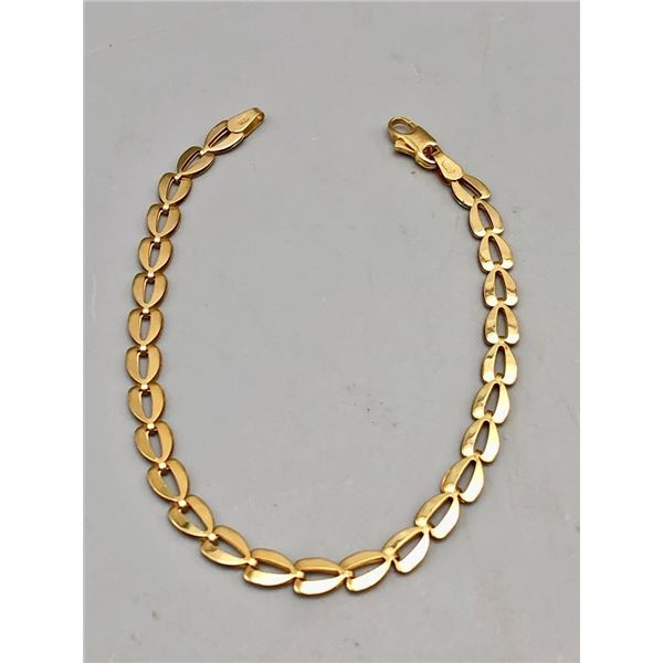 14k Gold Link Bracelet