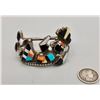 Image 2 : Zuni Rainbowman Inlay Bracelet