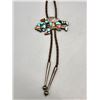 Image 2 : 1950s Zuni Inlay Bolo Tie