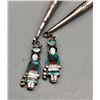 Image 3 : Zuni Maiden Inlay Bolo Tie