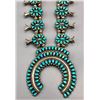 Image 1 : Cluster Squash Blossom Necklace by Victor Moses Begay