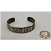 Image 2 : 1920s Sterling Silver Bracelet - Chief's and Whirling Logs