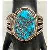 Image 7 : Super Turquoise and Sterling Silver Vintage Bracelet