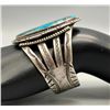 Image 8 : Super Turquoise and Sterling Silver Vintage Bracelet