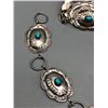Image 3 : Lovely Link Concho Belt with Turquoise and Sterling Silver