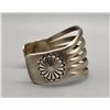Image 2 : Sterling Silver Bracelet by Johnny Mike Begay