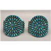 Image 1 : Pair of Matching Turquoise Cluster Bracelets