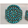 Image 2 : Pair of Matching Turquoise Cluster Bracelets