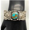 Image 8 : Turquoise and Sterling Silver Bracelet by Shawn Endito