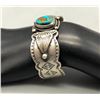 Image 9 : Turquoise and Sterling Silver Bracelet by Shawn Endito