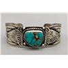 Image 1 : Turquoise and Sterling Silver Bracelet by Shawn Endito