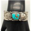 Image 8 : Turquoise and Sterling Silver Bracelet by Shawn Endito