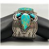 Image 10 : Turquoise and Sterling Silver Bracelet by Dean Sandoval Jr.