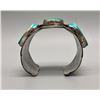 Image 8 : Turquoise and Sterling Silver Bracelet by Dean Sandoval Jr.