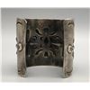 Image 3 : Large Sterling Silver Bracelet with Repousse Work