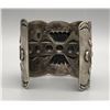 Image 3 : Large Sterling Silver Bracelet with Repousse Work