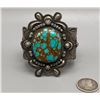 Image 7 : Tantalizing Turquoise and Sterling Silver Bracelet by Dean Sandoval