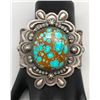 Image 8 : Tantalizing Turquoise and Sterling Silver Bracelet by Dean Sandoval