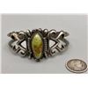 Image 7 : Green Turquoise Sandcast Bracelet by Sandoval and Begay
